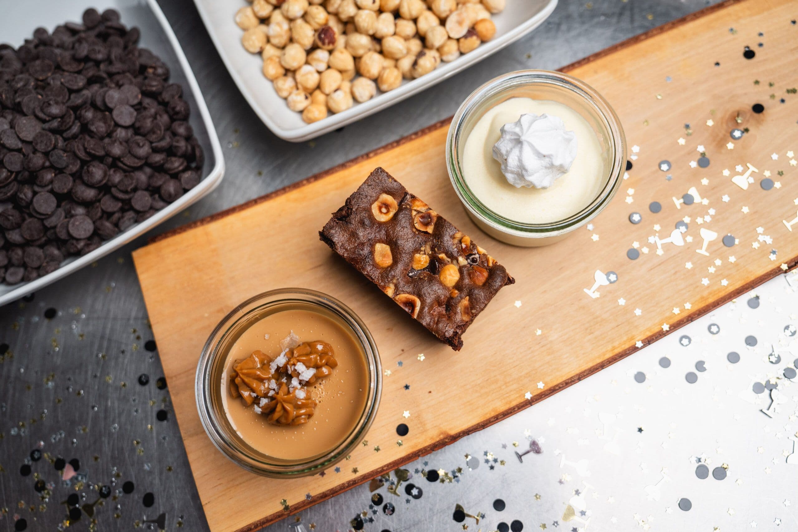 Brownie og desserter i glas fra MÆSK